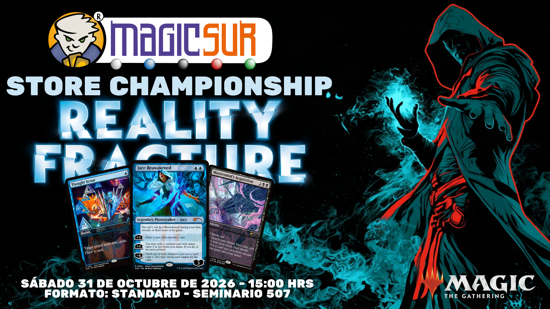 Afiche del torneo Torneo Store Championship MTG: Reality Fracture — Seminario 507 - Santiago de Chile