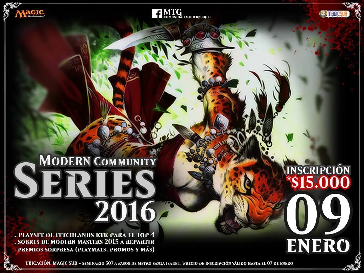 Primera edición del Modern Community Series en Magicsur, 2016